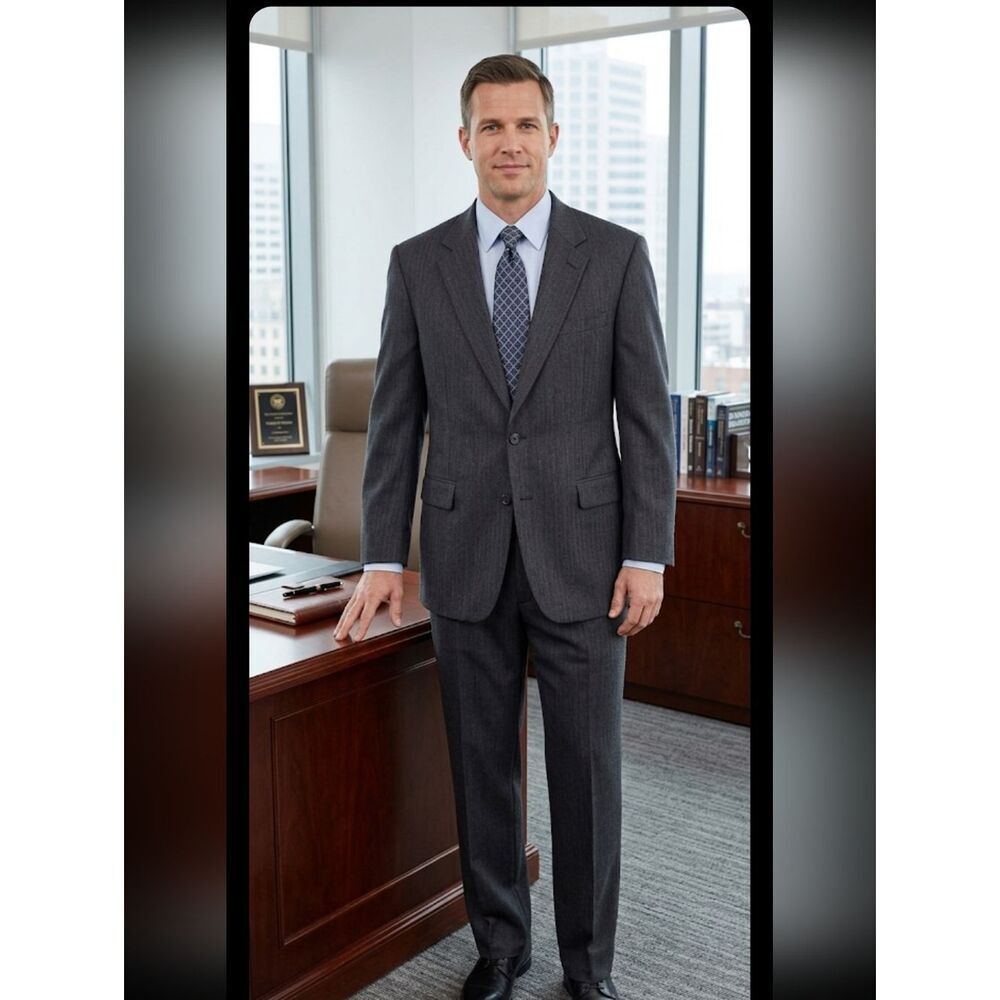 Warren Scott Men's Suit Sz 44L